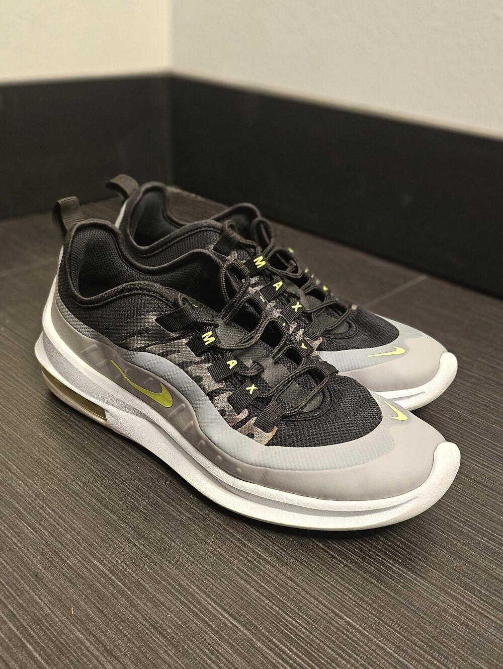 Nike Air Max - Black, Gray & Neon Yellow Accents